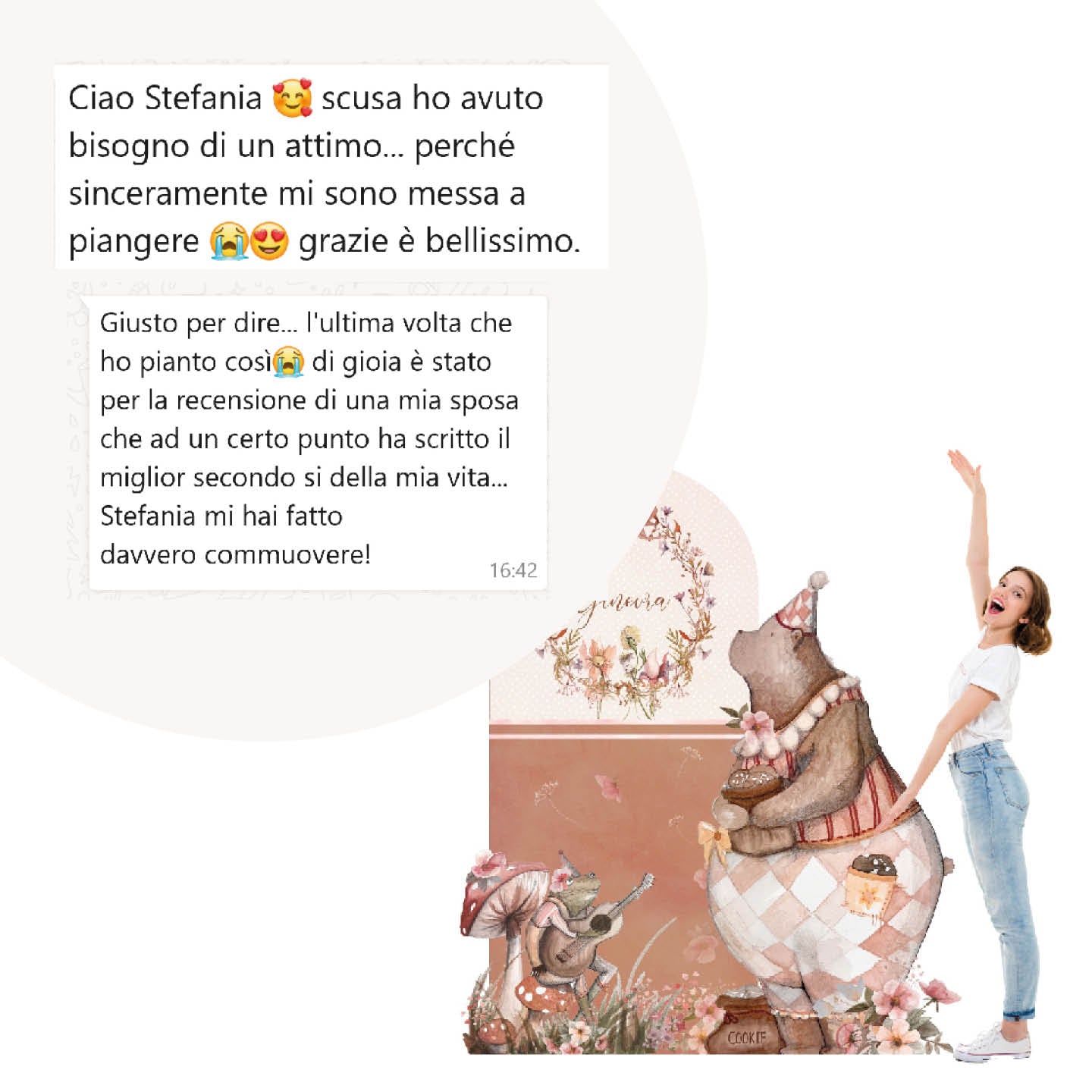 DISEGNO SU RICHIESTA da appoggio - Peekaboo