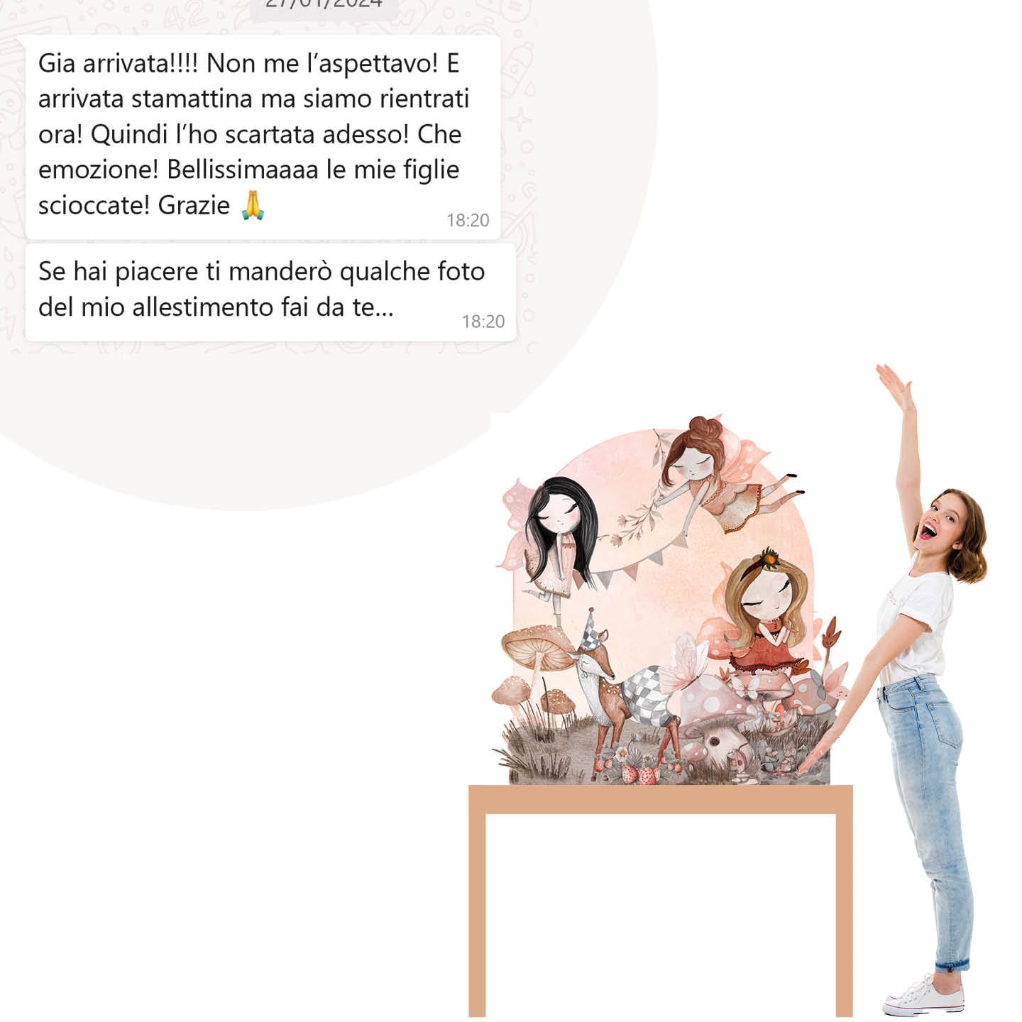 DISEGNO SU RICHIESTA da appoggio - Peekaboo