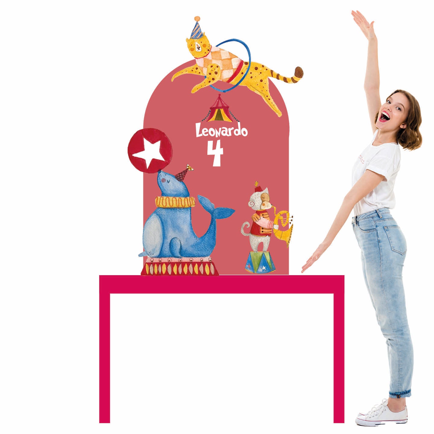 CIRCUS PARTY da appoggio | Decori compleanno bimbo 1 anno - Peekaboo