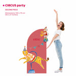CIRCUS PARTY doppio da terra | Festa a tema | Sagoma compleanno - Peekaboo