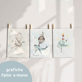 PROMO LIBRO + STAMPE A3 | Libro illustrato 2024 e stampe per cameretta | Regalo perfetto per Bambini e nascite - Peekaboo