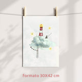 PROMO LIBRO + STAMPE A3 | Libro illustrato 2024 e stampe per cameretta | Regalo perfetto per Bambini e nascite - Peekaboo