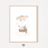 Papere per cameretta | Set di 3 stampe | Decorazione per cameretta bimbi - Peekaboo
