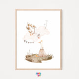 Papere per cameretta | Set di 3 stampe | Decorazione per cameretta bimbi - Peekaboo