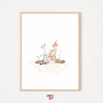 Papere per cameretta | Set di 3 stampe | Decorazione per cameretta bimbi - Peekaboo