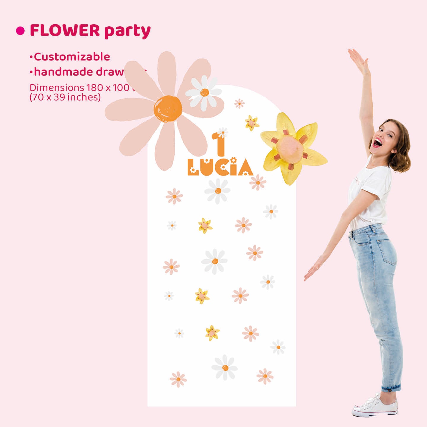 FLOWER PARTY da terra | Scenografia per festa compleanno - Peekaboo