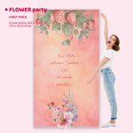 FLOWER PARTY triplo da terra | Decorazione festa di compleanno | Party planner - Peekaboo