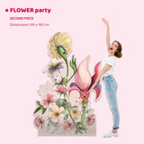 FLOWER PARTY triplo da terra | Decorazione festa di compleanno | Party planner - Peekaboo