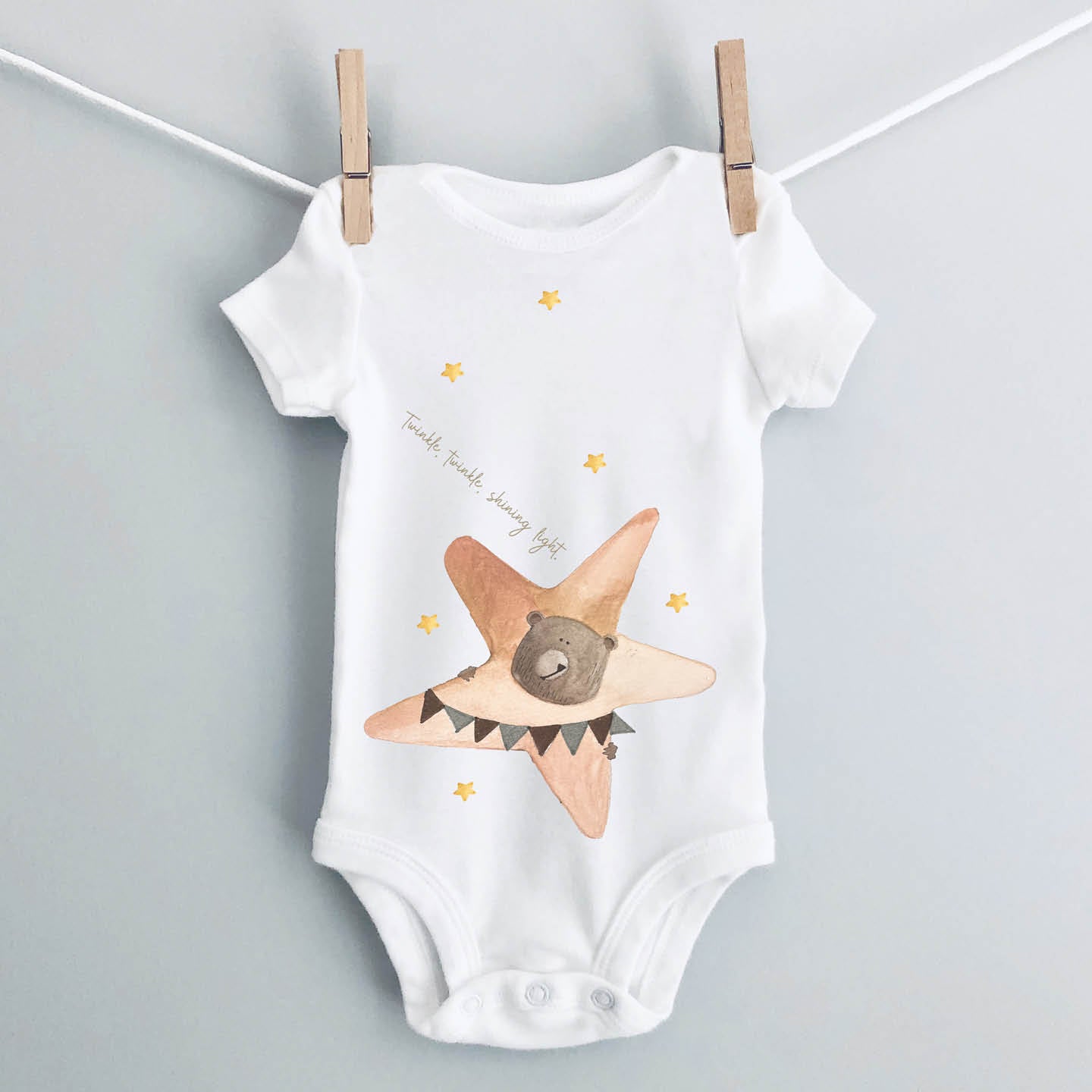 La leggenda della stella di Natale | body baby Natale 2024 | Regalo perfetto per Natale - Peekaboo