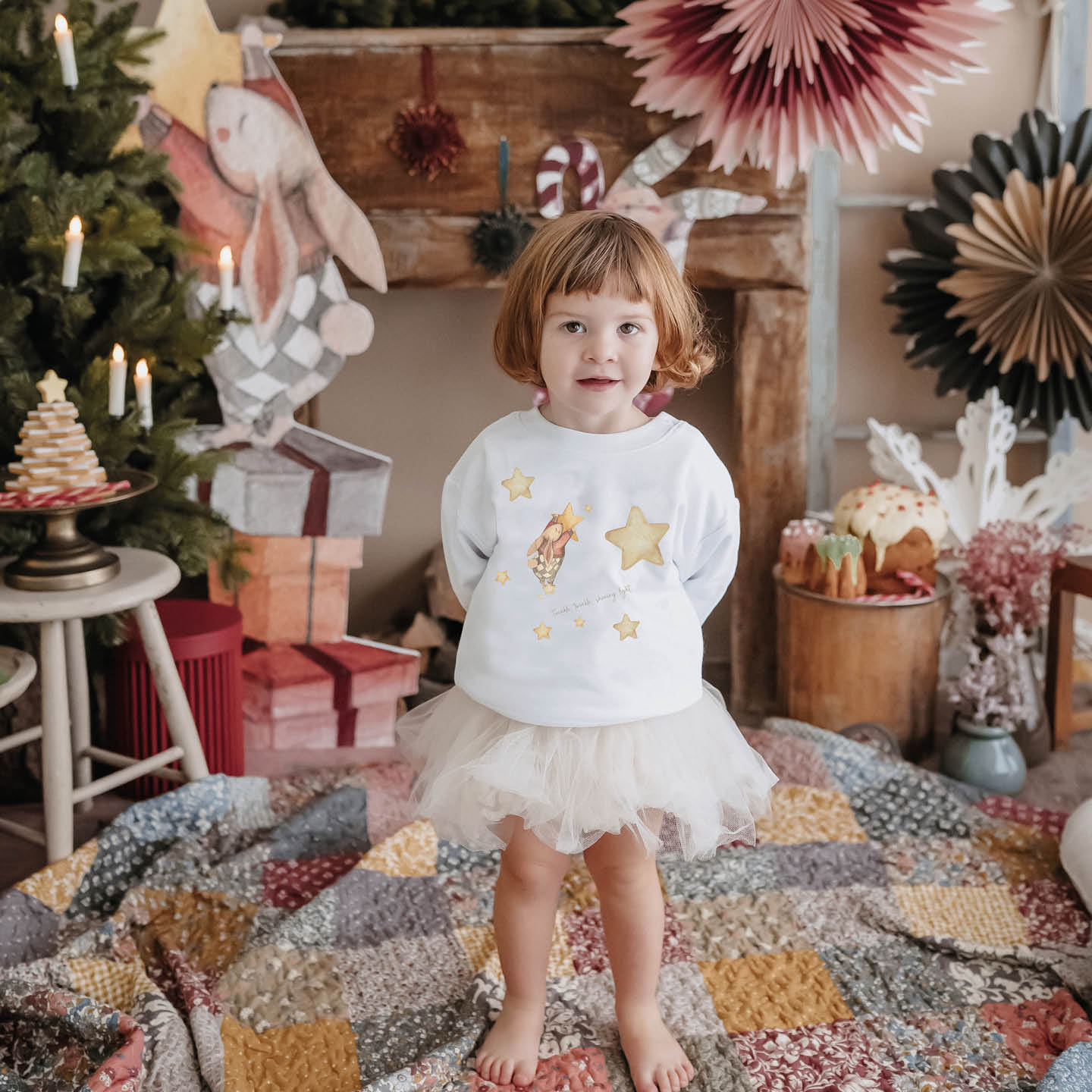 La leggenda della stella di Natale | felpa baby Natale 2024 | Regalo perfetto per Natale - Peekaboo