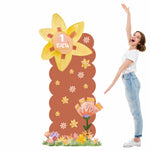 FLOWER PARTY da terra | Festa a tema | Backdrop compleanno - Peekaboo