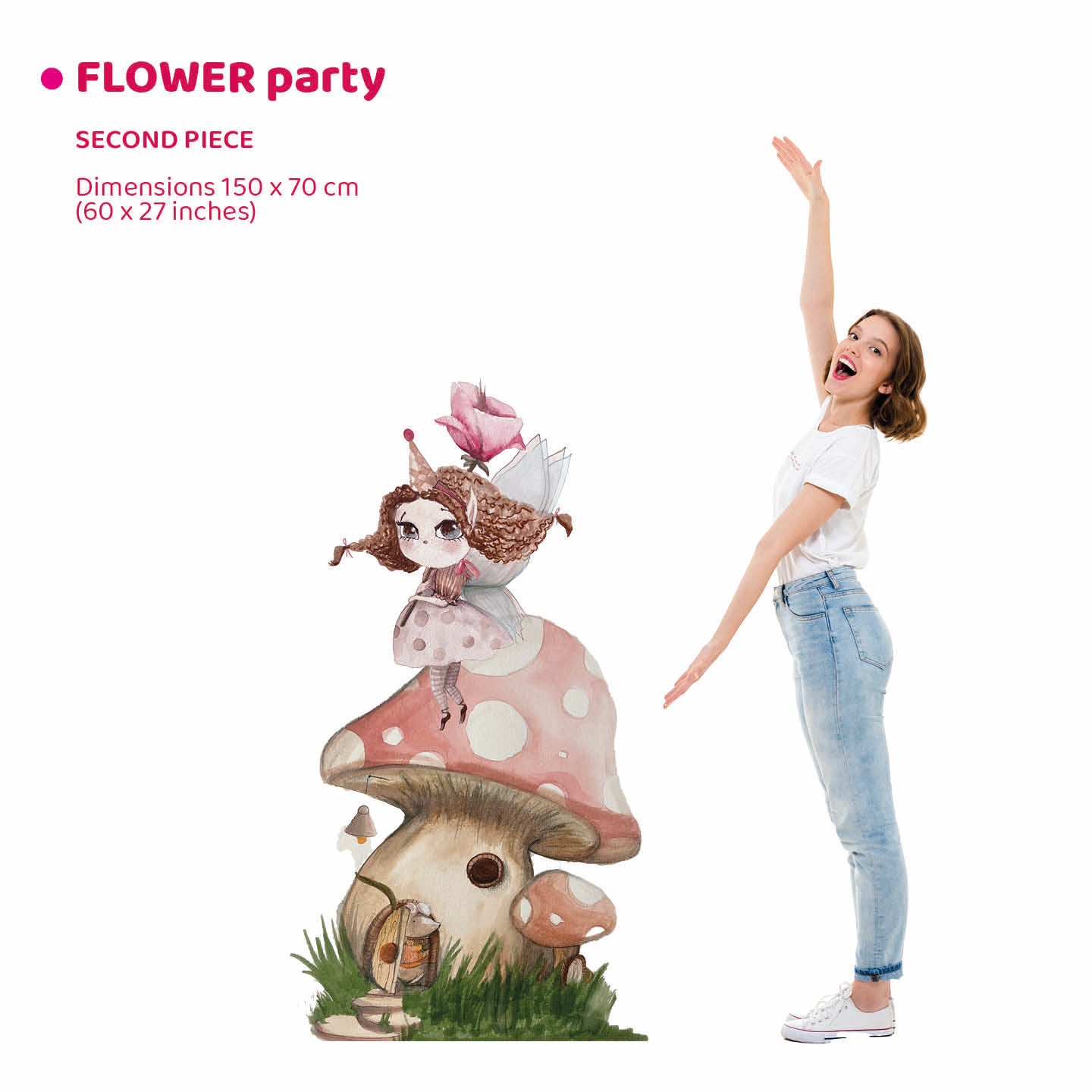 FAIRY PARTY doppio da terra | Decori compleanno bimba 1 anno - Peekaboo