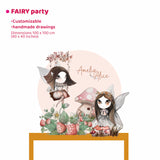 FAIRY PARTY da appoggio | Decorazione festa di compleanno | Sfondi per compleanno - Peekaboo