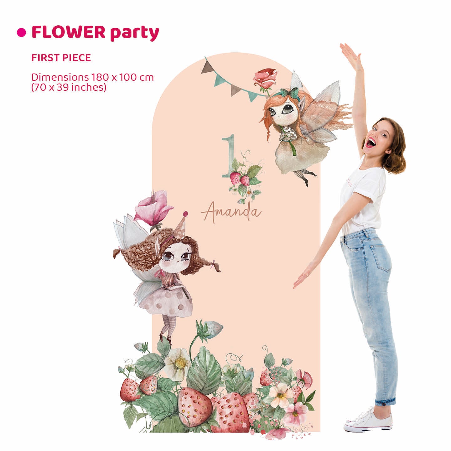 FAIRY PARTY doppio da terra | Decorazione festa di compleanno | Party planner - Peekaboo