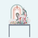 UNICORN PARTY da appoggio | Decori per compleanno o Battesimo - Peekaboo