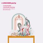 UNICORN PARTY da appoggio | Decori per compleanno o Battesimo - Peekaboo