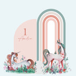 UNICORN PARTY doppio da terra | Decorazione festa di compleanno o Battesimo - Peekaboo