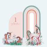 UNICORN PARTY doppio da terra | Decorazione festa di compleanno o Battesimo - Peekaboo