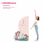 UNICORN PARTY doppio da terra | Decorazione festa di compleanno o Battesimo - Peekaboo