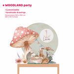 WOODLAND PARTY da appoggio | Festa a tema | Sagoma compleanno - Peekaboo