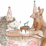 WOODLAND PARTY doppio da terra | Decorazione festa di compleanno | Sfondi per compleanno - Peekaboo