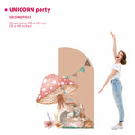 WOODLAND PARTY doppio da terra | Decorazione festa di compleanno | Sfondi per compleanno - Peekaboo
