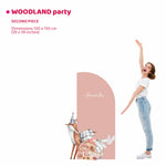 WOODLAND PARTY doppio da terra | Decorazione festa di compleanno o Battesimo - Peekaboo