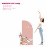WOODLAND PARTY doppio da terra | Decorazione festa di compleanno o Battesimo - Peekaboo
