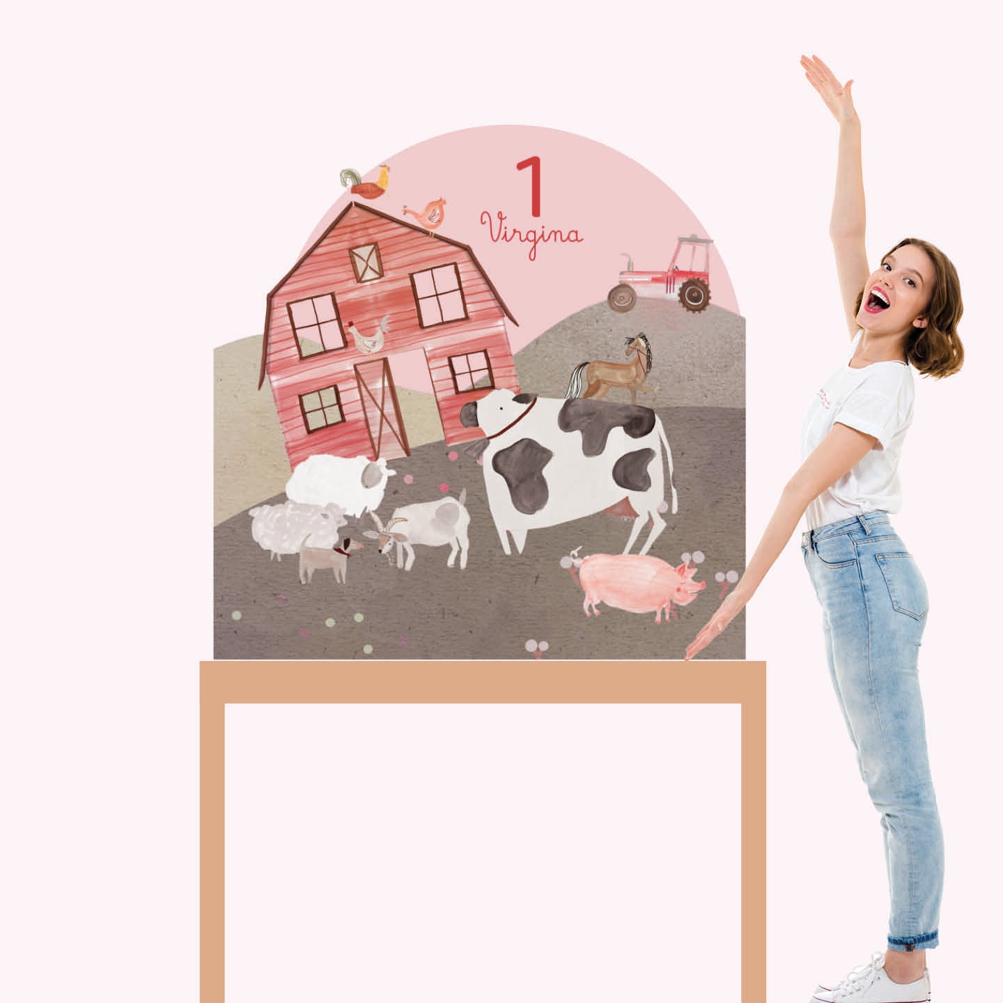 FARM PARTY da appoggio | addobbi per feste bimbo - Peekaboo