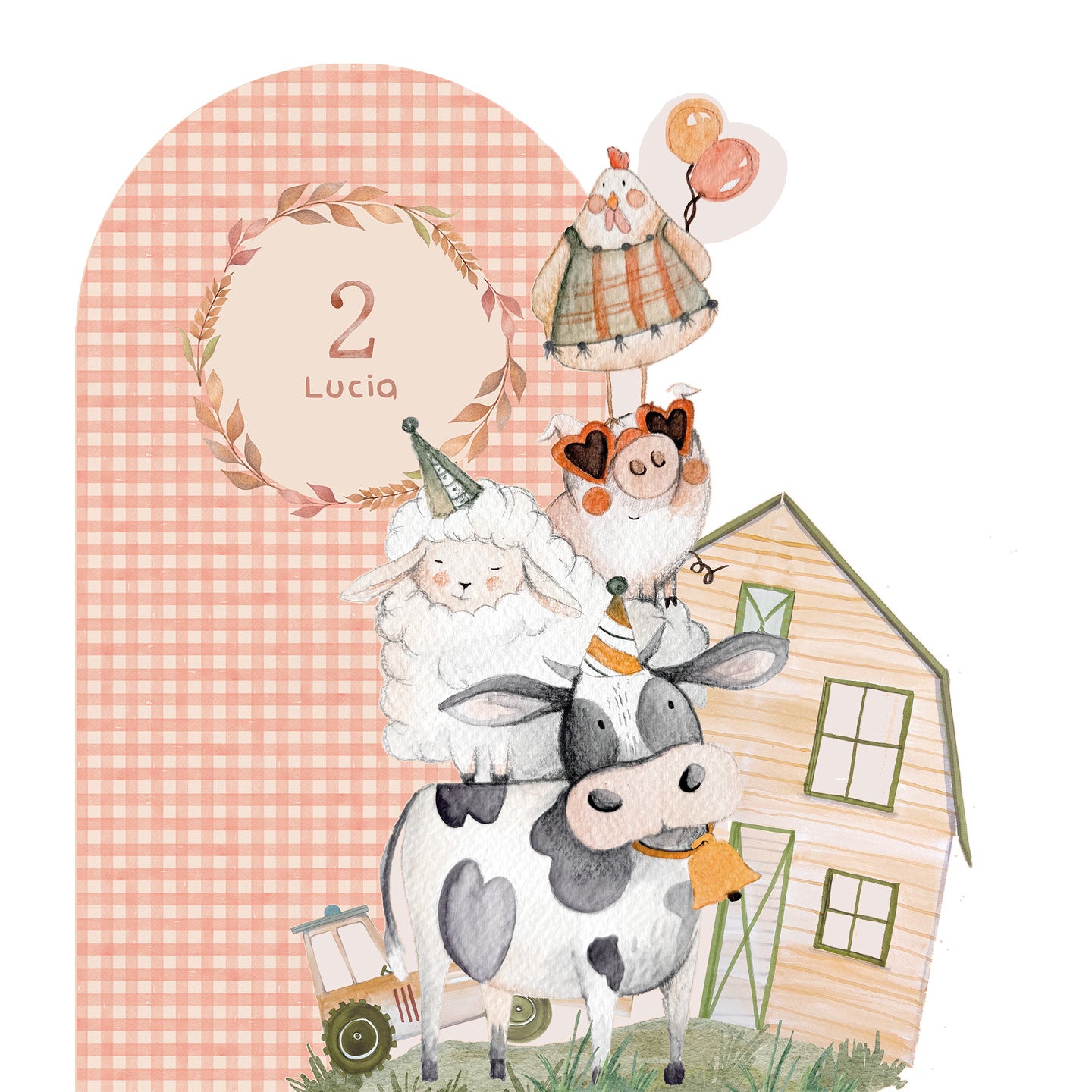 FARM PARTY doppio da terra | Decorazione festa di compleanno | Party planner - Peekaboo