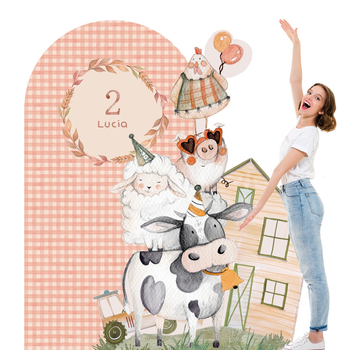 FARM PARTY doppio da terra | Decorazione festa di compleanno | Party planner - Peekaboo