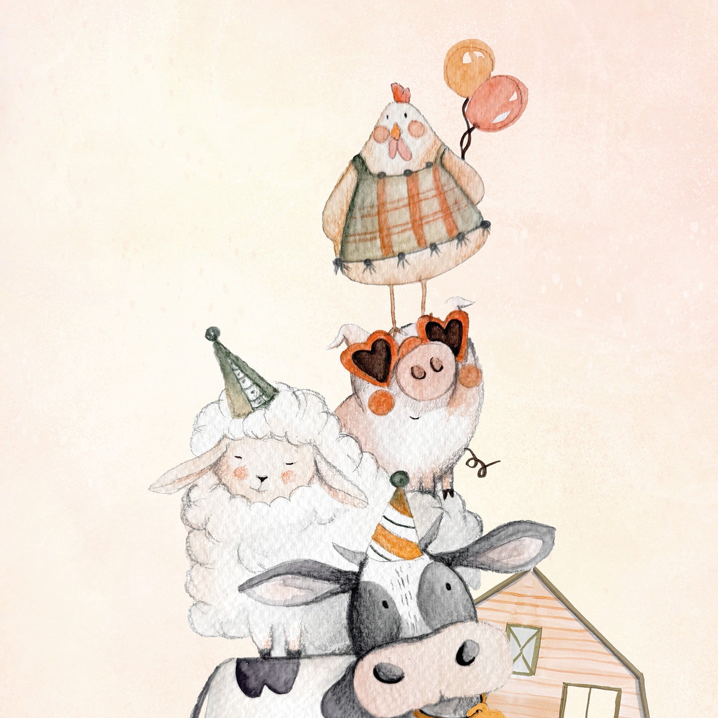 FARM PARTY doppio da terra | Decorazione festa di compleanno | Party planner - Peekaboo