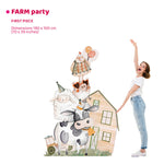 FARM PARTY doppio da terra | Decorazione festa di compleanno | Party planner - Peekaboo