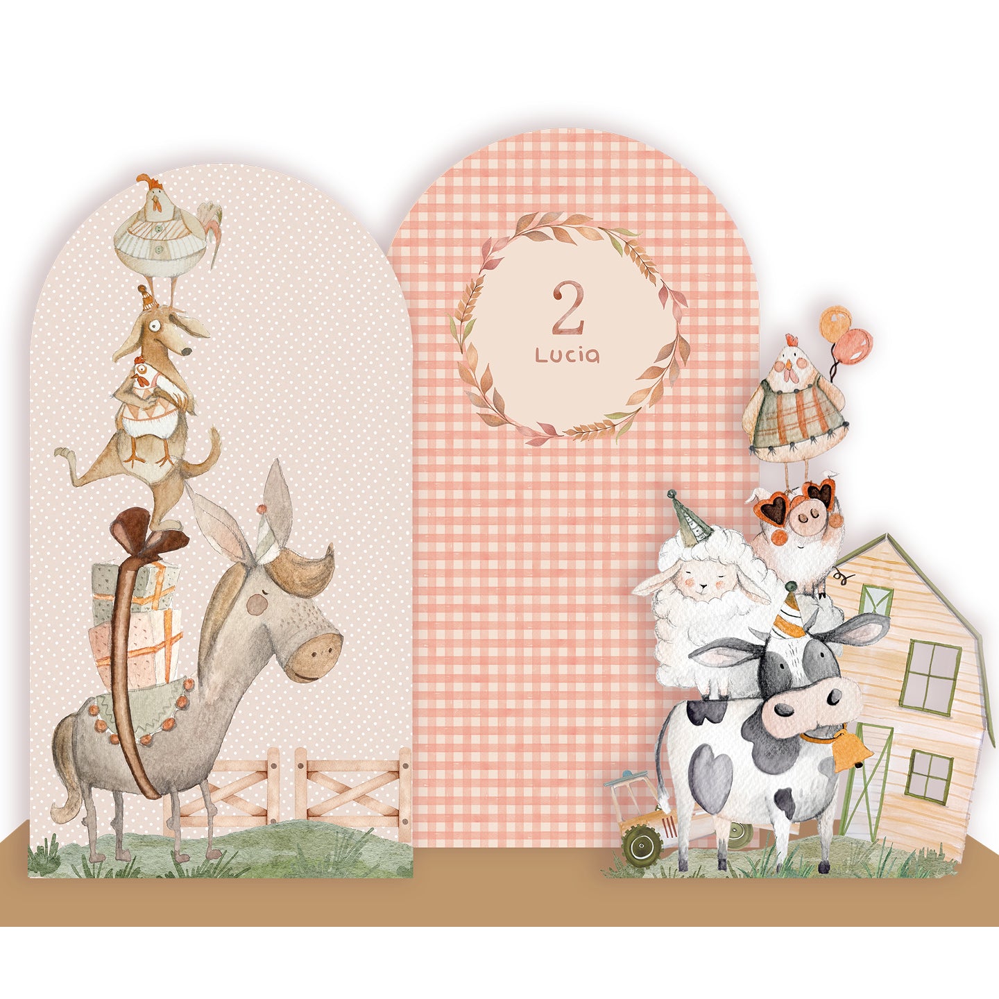 FARM PARTY doppio da terra | Decorazione festa di compleanno | Party planner - Peekaboo