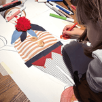 Halloween Printables _TADDEO GIOCONDEO _FUORI PORTA_ disegnato a mano - Peekaboo