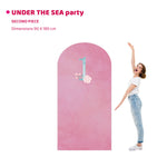 UNDER THE SEA PARTY marmeid doppio da terra | Festa a tema | Backdrop compleanno - Peekaboo