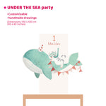 UNDER THE SEA PARTY da appoggio | Decori per compleanno o Battesimo - Peekaboo