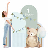 TEDDY BEAR PARTY doppio da terra | Decorazione festa di compleanno o Battesimo - Peekaboo