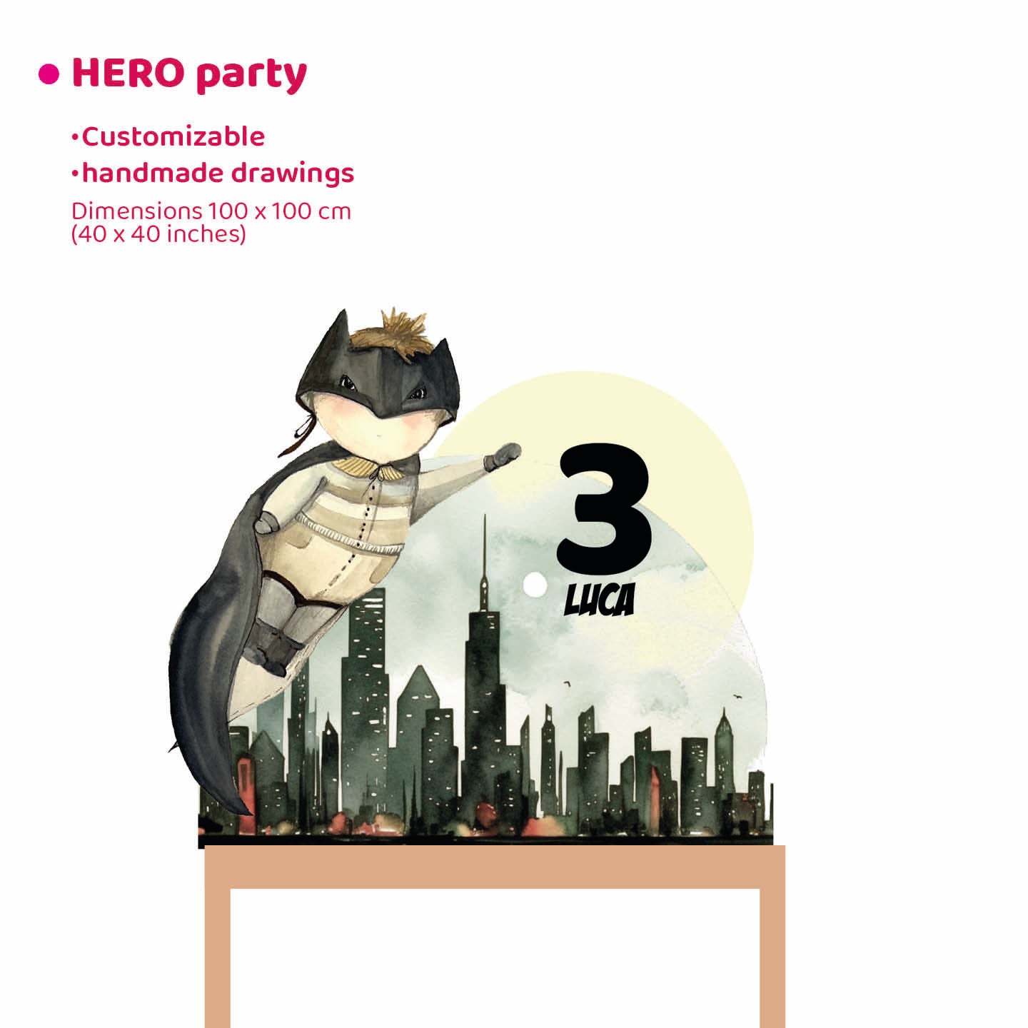 SUPER HERO PARTY da appoggio | Decori compleanno bimbo - Peekaboo