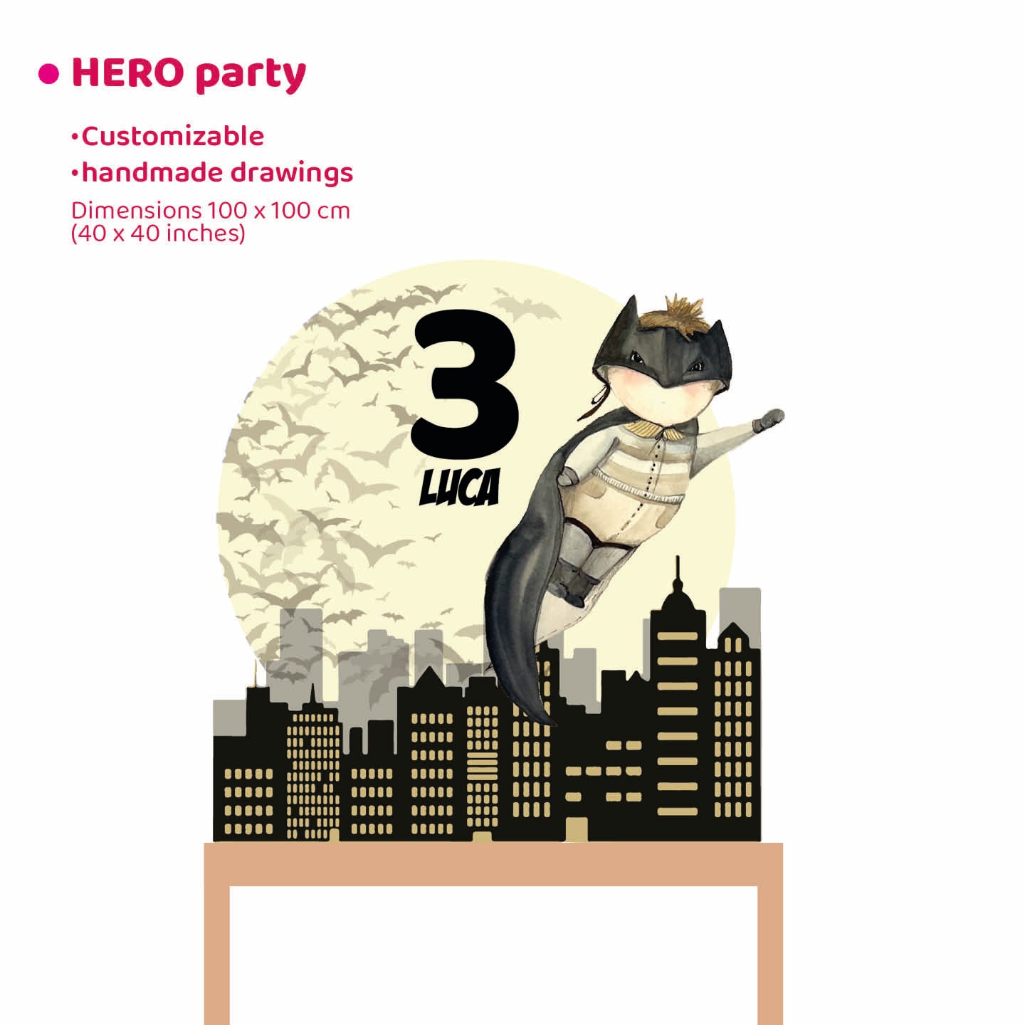 SUPER HERO PARTY da appoggio | Decori compleanno bimbo - Peekaboo