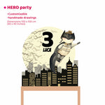 SUPER HERO PARTY da appoggio | Decori compleanno bimbo - Peekaboo