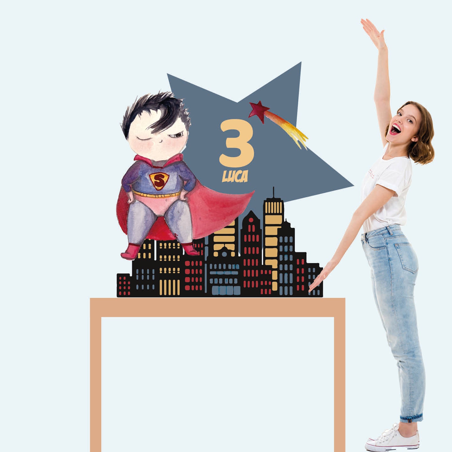 SUPER HERO PARTY da appoggio | Addobbi fai da te per feste bambini - Peekaboo