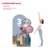 SUPER HERO PARTY doppio da terra | Scenografia per festa compleanno - Peekaboo