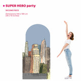 SUPER HERO PARTY doppio da terra | Scenografia per festa compleanno - Peekaboo