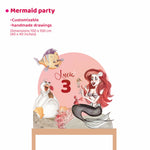 Disney Mermaid PRINCESS PARTY da appoggio | Scenografia per festa compleanno - Peekaboo