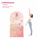DANCERS PARTY doppio da terra | Decori compleanno bimba 1 anno - Peekaboo