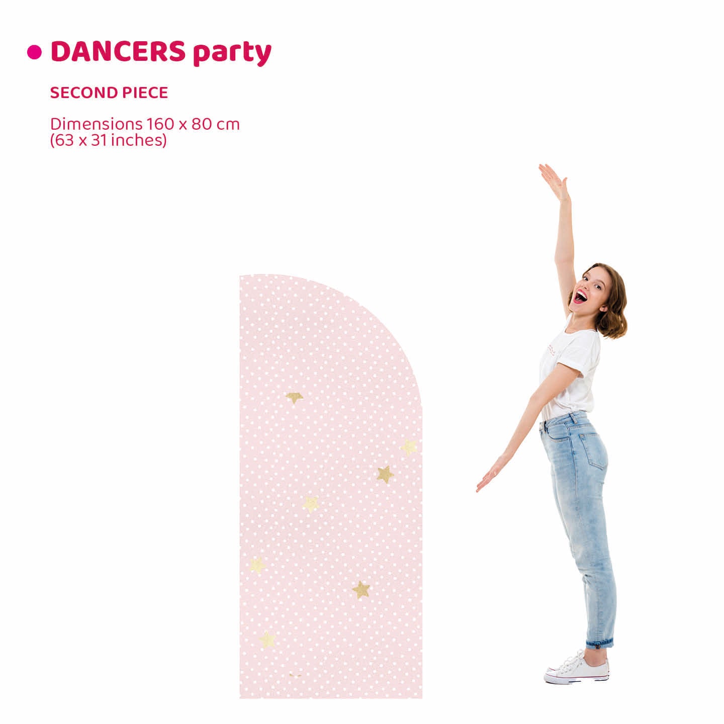DANCERS PARTY doppio da terra | Decori compleanno bimba 1 anno - Peekaboo