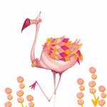 FLAMINGO PARTY doppio da terra | Decorazione festa di compleanno | Sfondi per compleanno - Peekaboo