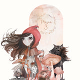 RED RIDING HOOD PARTY doppio da terra | Decori compleanno bimba 1 anno - Peekaboo