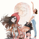 RED RIDING HOOD PARTY doppio da terra | Decori compleanno bimba 1 anno - Peekaboo